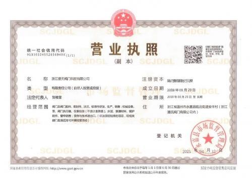 浙江普天阀门科技有限公司